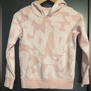 NWOT GAP Kids Light Pink Hoodie